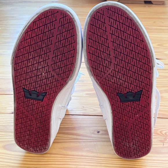 Supra Skytop II Chad Muska 002 Mens 10 White Leather High Top Sneakers S01060 - Picture 4 of 16